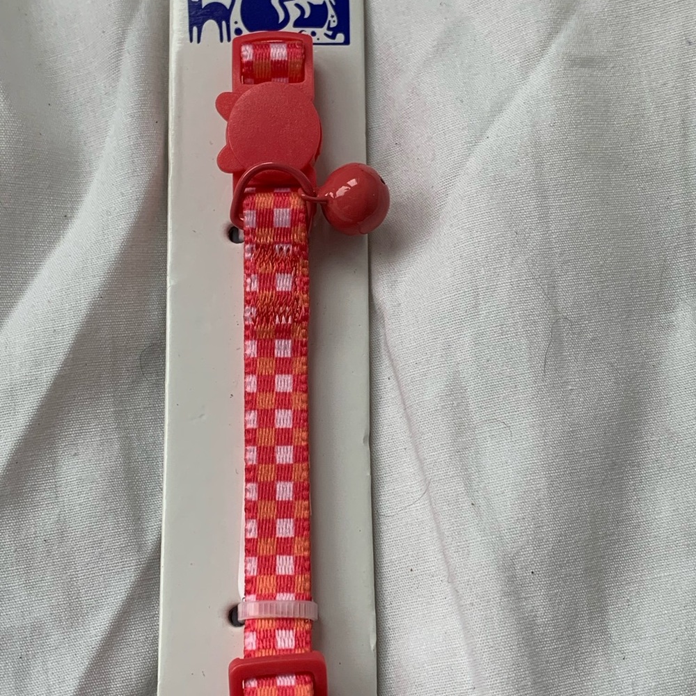 Red Check Gingham Collar with Bell 👀BUNDLE AND SAVE🥳